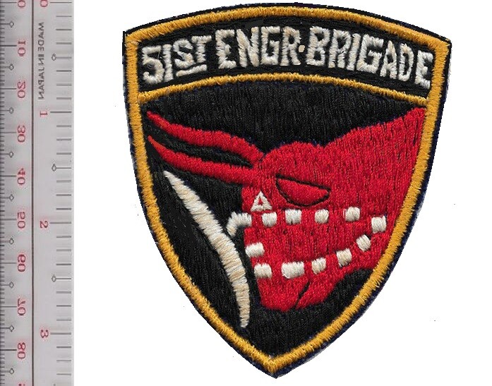 Philippine Army 51st Engineer Brigade Camp Atienza Patch NO TARIFF