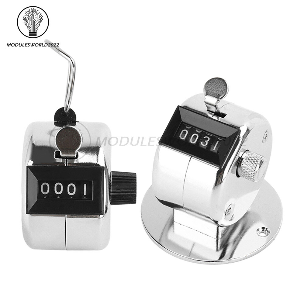 Mechanical Hand Tally Number Counter Click Clicker 0~9999 4Digit Counting Manual