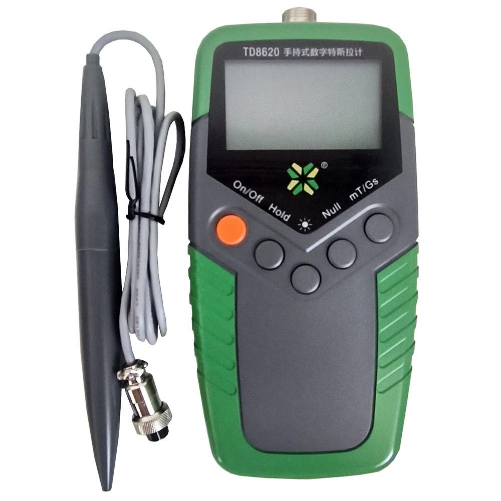 Gauss Meter Gauss Gauge with Transverse Hall Probe Display Class 2 Accuracy