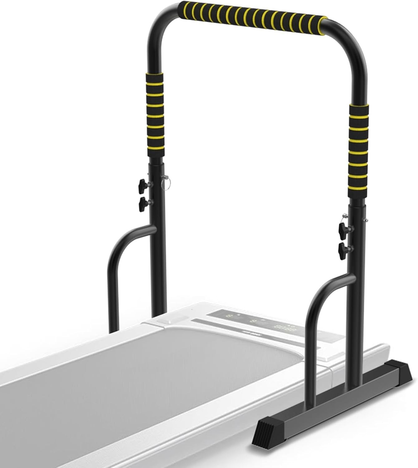 Adjustable Walking Pad Handle - Black/Yellow**