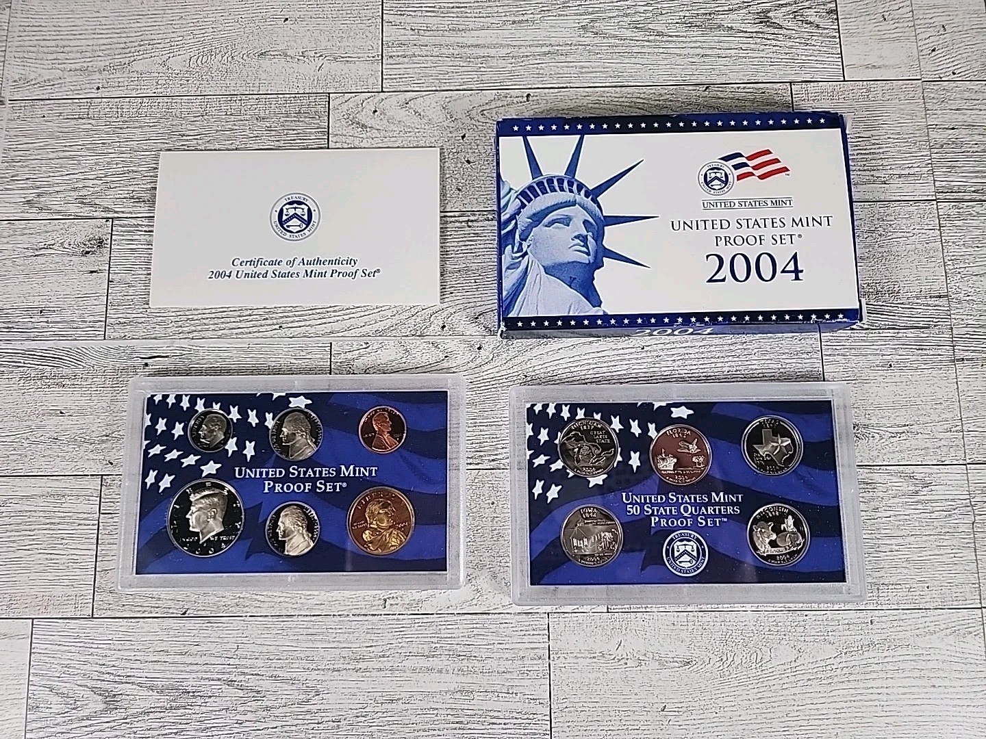 2004 United States Mint US 11 Coin Proof Set w/ COA