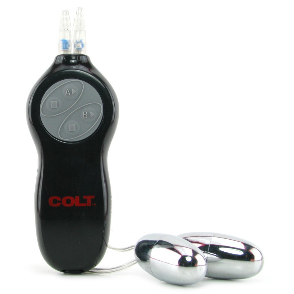 Colt 7 Function Twin Turbo Bullet Vibe - Dual Egg Vibrator Sex Toy