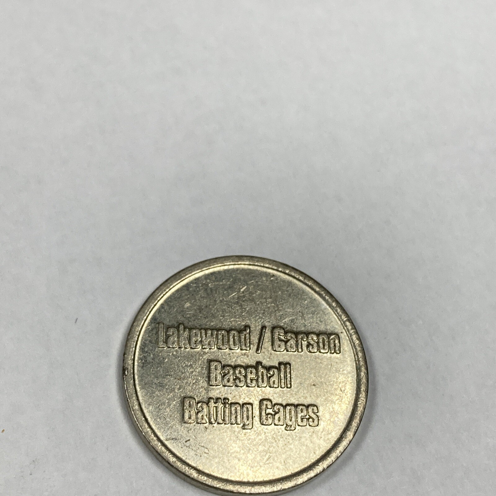 Lakewood/Grayson Baseball Batting Cages Token