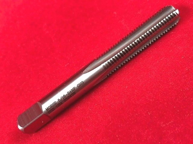 5/16-24 NF Bottom Hand Tap Morse MT3732621 HSS RH 4Flute GH3 USA