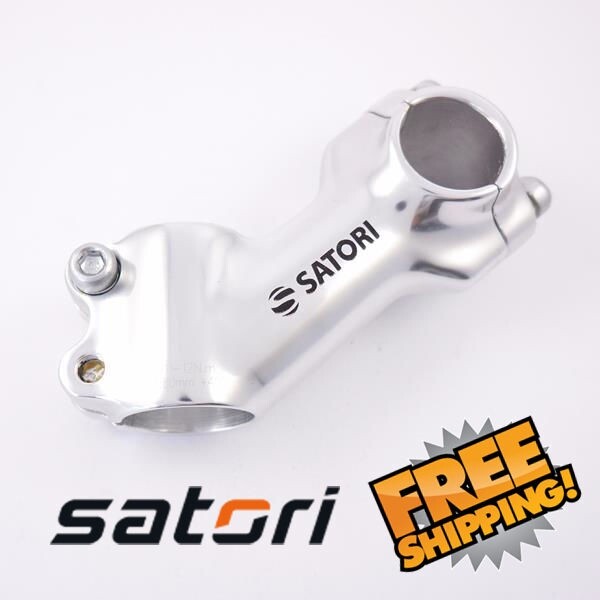 SATORI Angle 40 25.4 x 80mm Alloy MTB Bike Stem - Silver