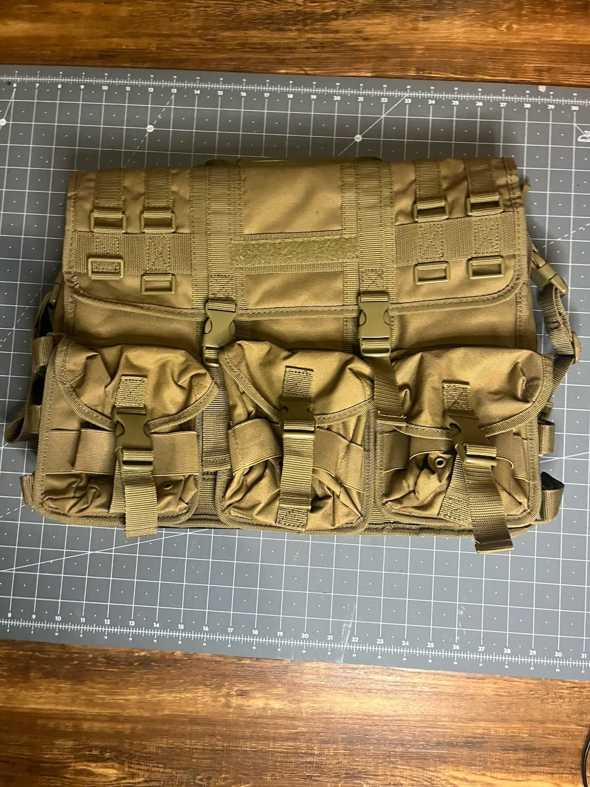 Code Alpha Tactical Gear Computer Laptop Messenger Bag TAN