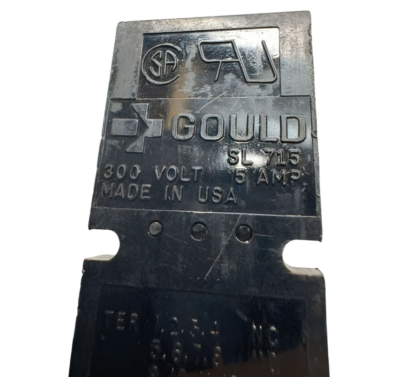 Gould SL715 Relay Socket Base, 5A, 300V **Free Shipping**