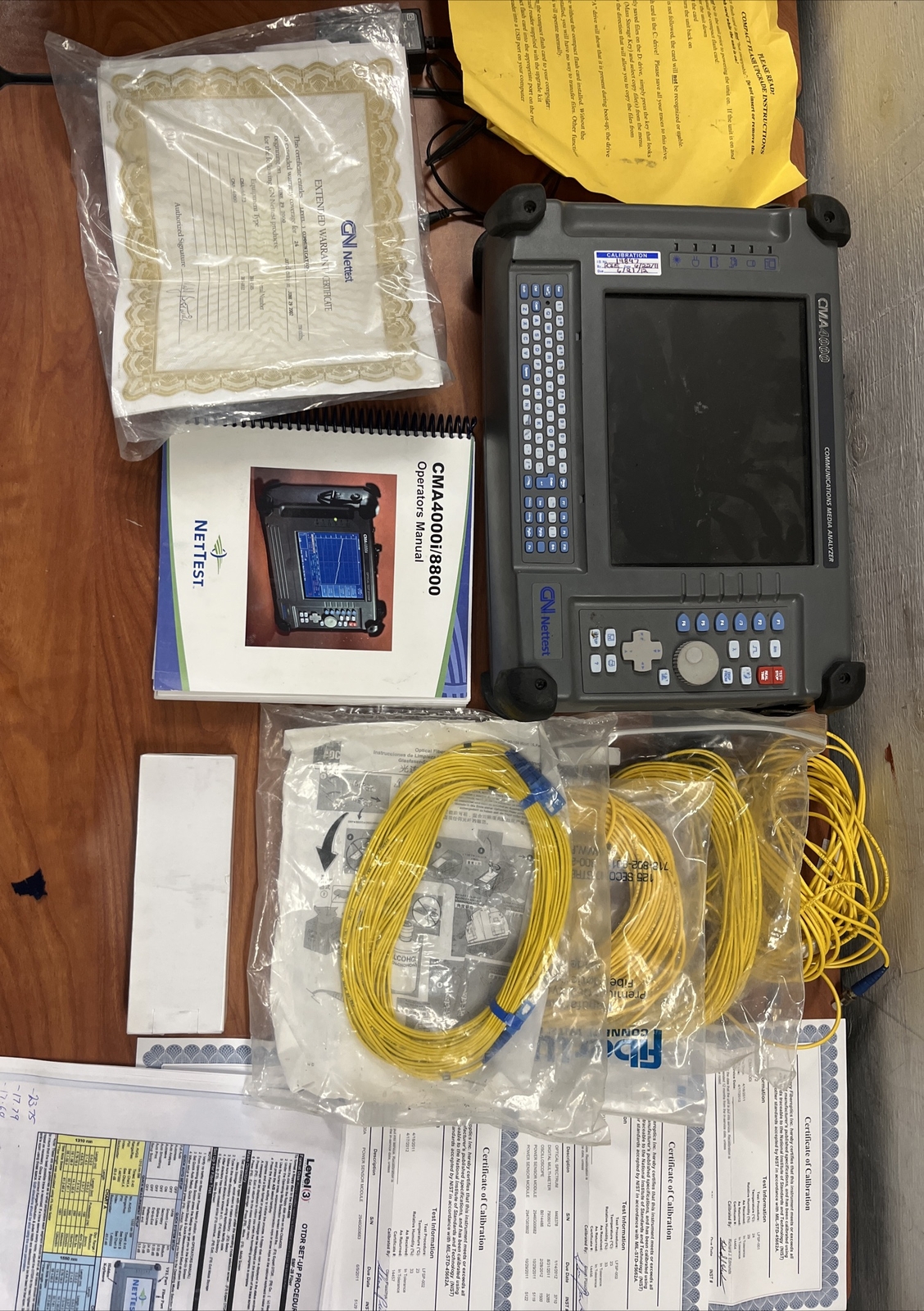 CN NETTEST CMA4000 CMA4425 SM Fiber OTDR