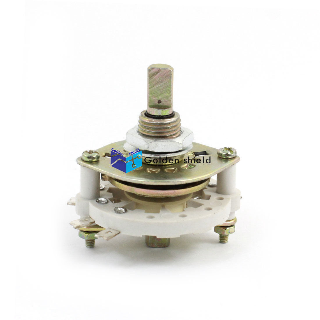 KCZ 1X7 6mm D Shaft 1P7T 1 Pole 7 Position Band Channel Rotary Switch Selector✦K