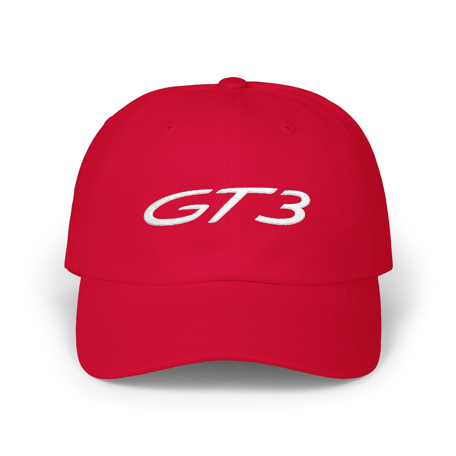 Porsche 911 GT3 Embroidered Badge / Emblem Script on Unstructured Dad Cap / Hat