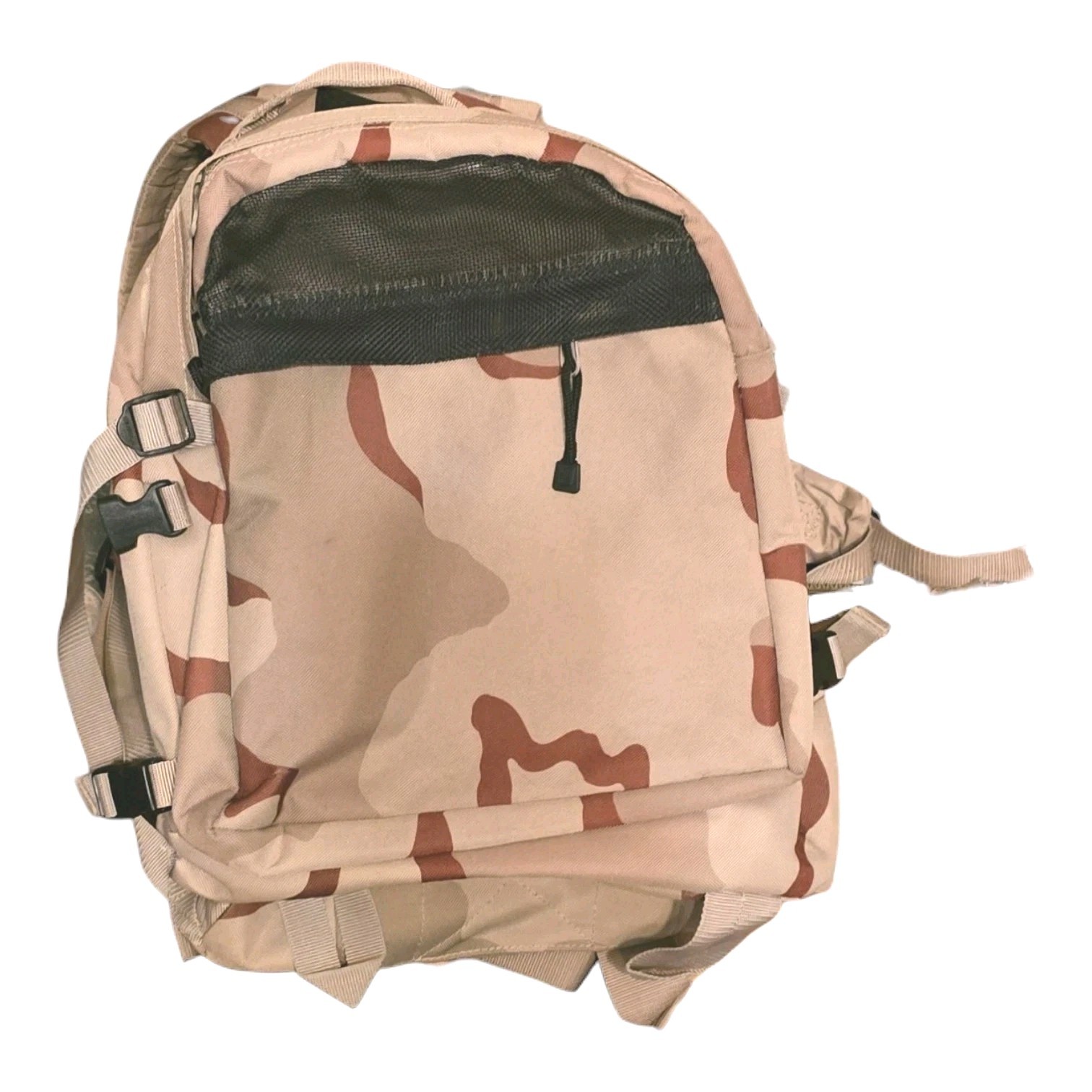 Sterile Custom Tactical Backpack DCU 3-Color Desert Camo ITW Nexus Black Hardwar