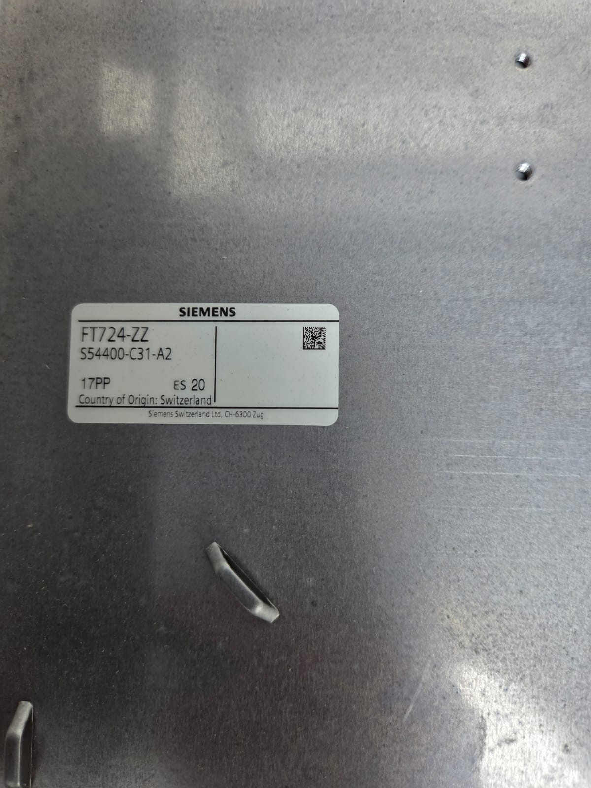 Siemens FT724-ZZ Cerberus Fire Terminal Board S54400-C31-A2 Network ControlPanel