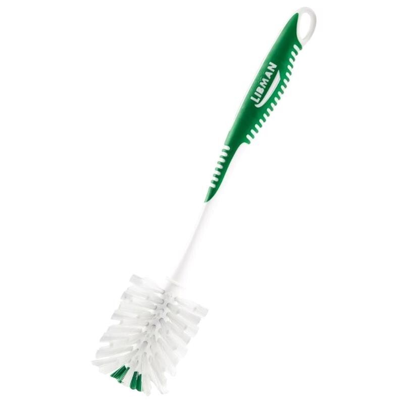 Libman Bottle Brush 2.5 in. W Soft Bristle 12 in. Plastic/Rubber Handle Cleaning