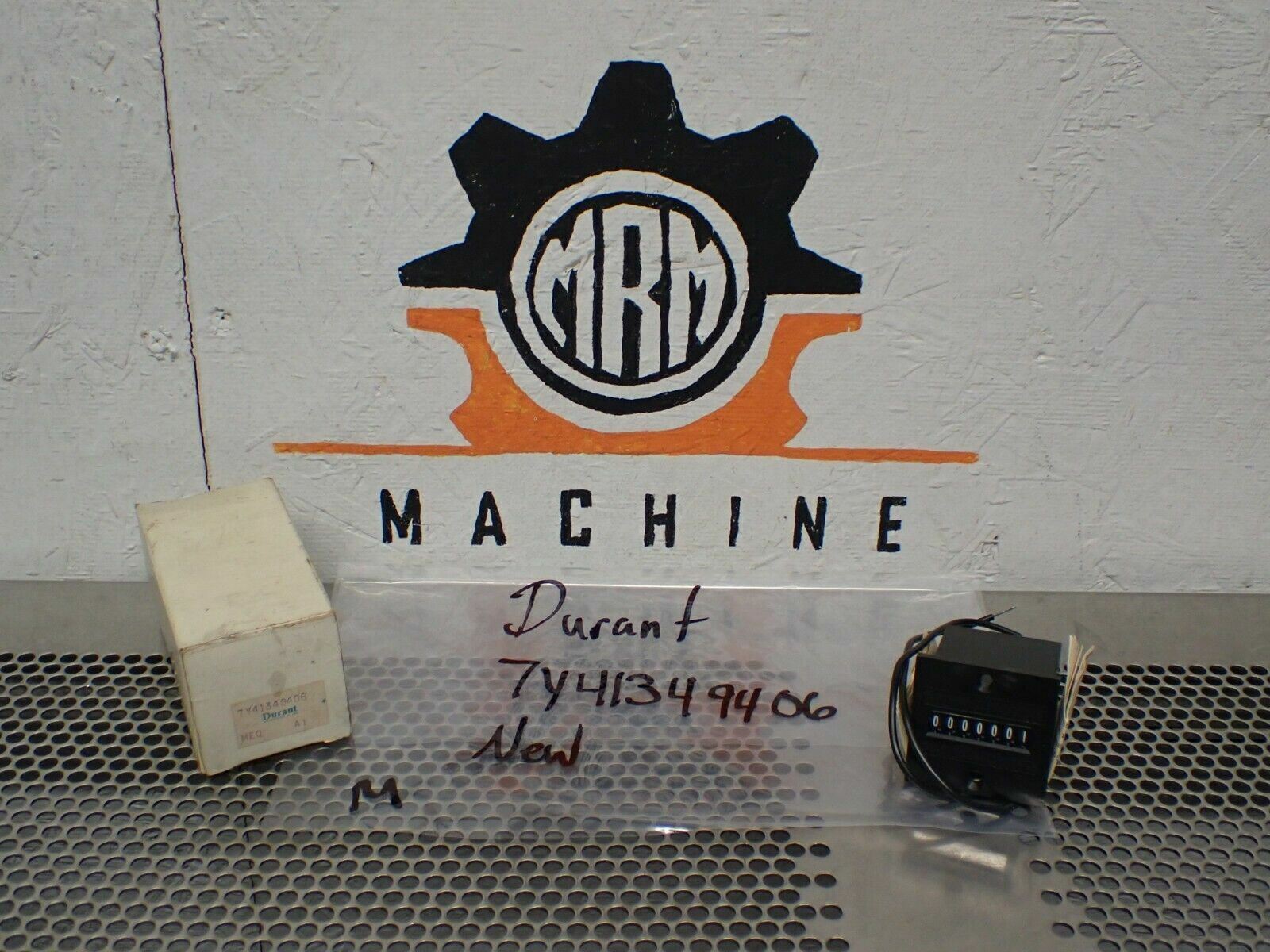 Durant 7Y41349406 406 MEU 120VAC Electronic Counter New Old Stock See All Pics