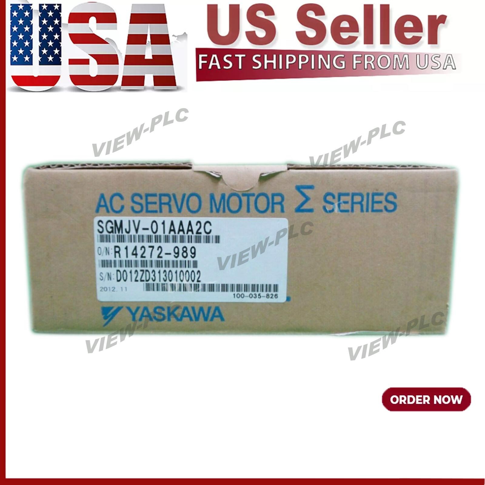 1PC YASKAWA AC SERVO MOTOR SGMJV-01AAA2C NEW