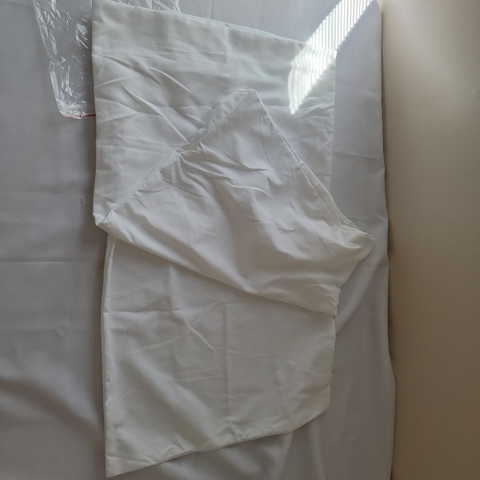 White pillow case cover
