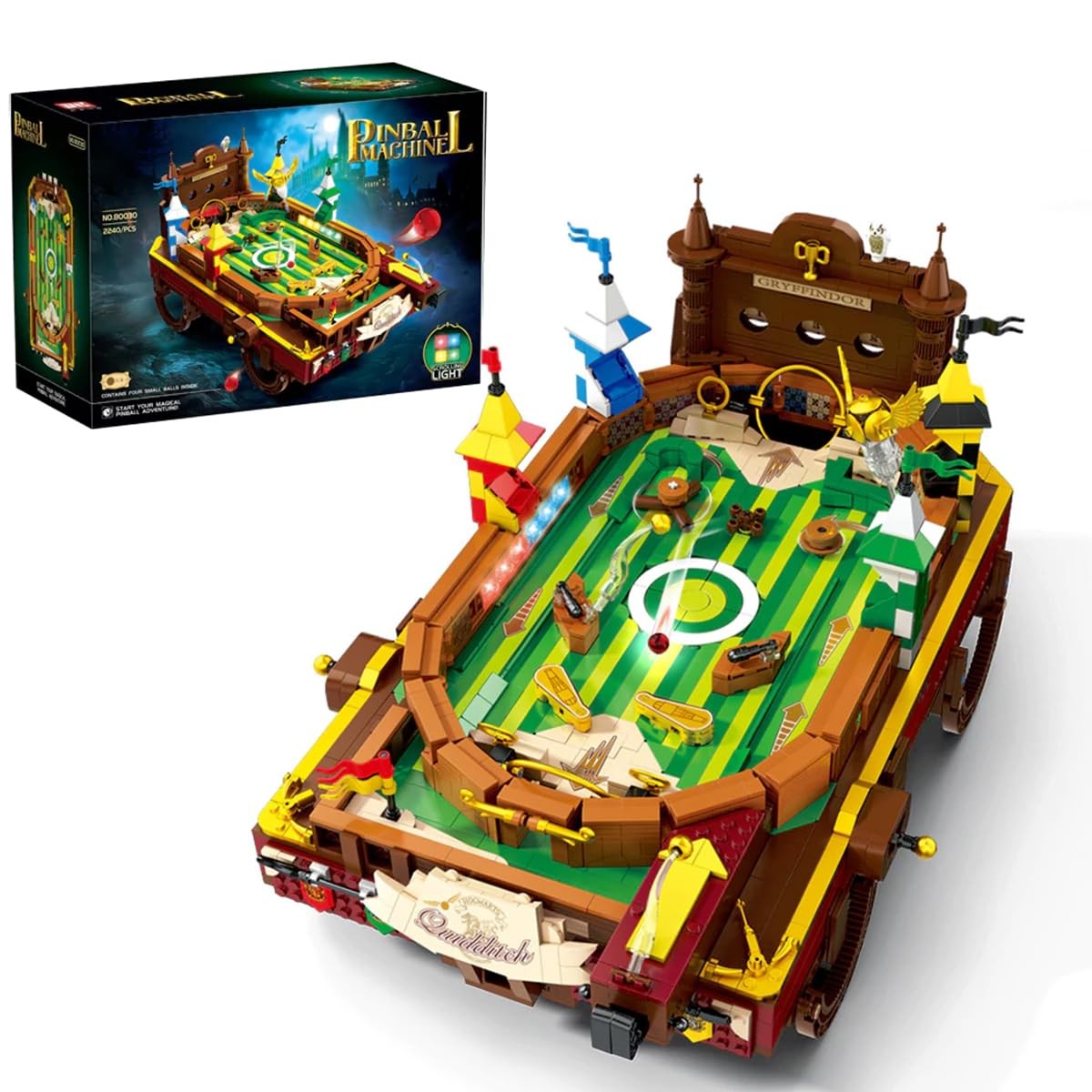 2240pcs Harry Potter Pinball Building Set