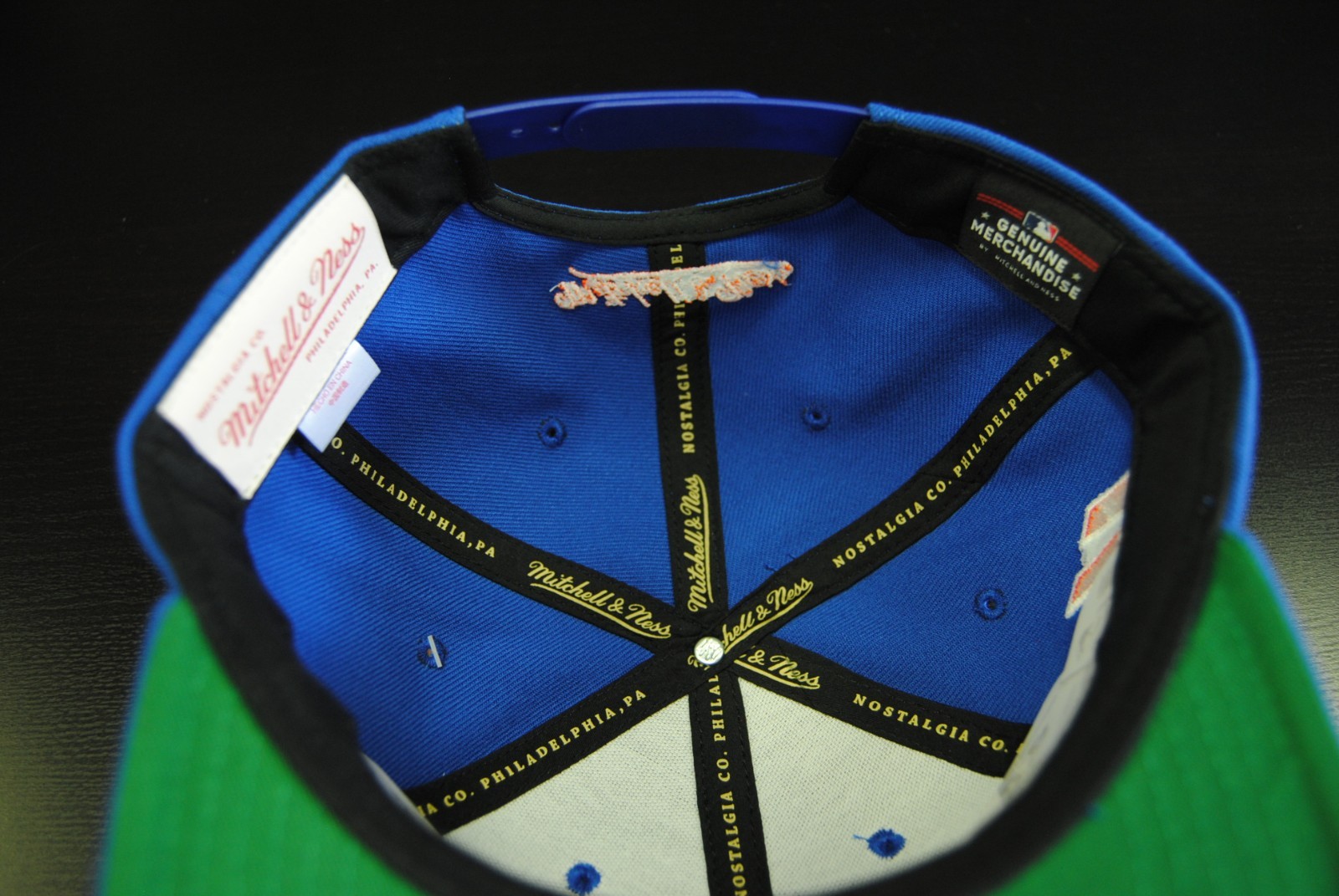 NEW MITCHELL AND NESS HS10517-NYMBLUE MLB BIG TIME SNAPBACK HAT METS