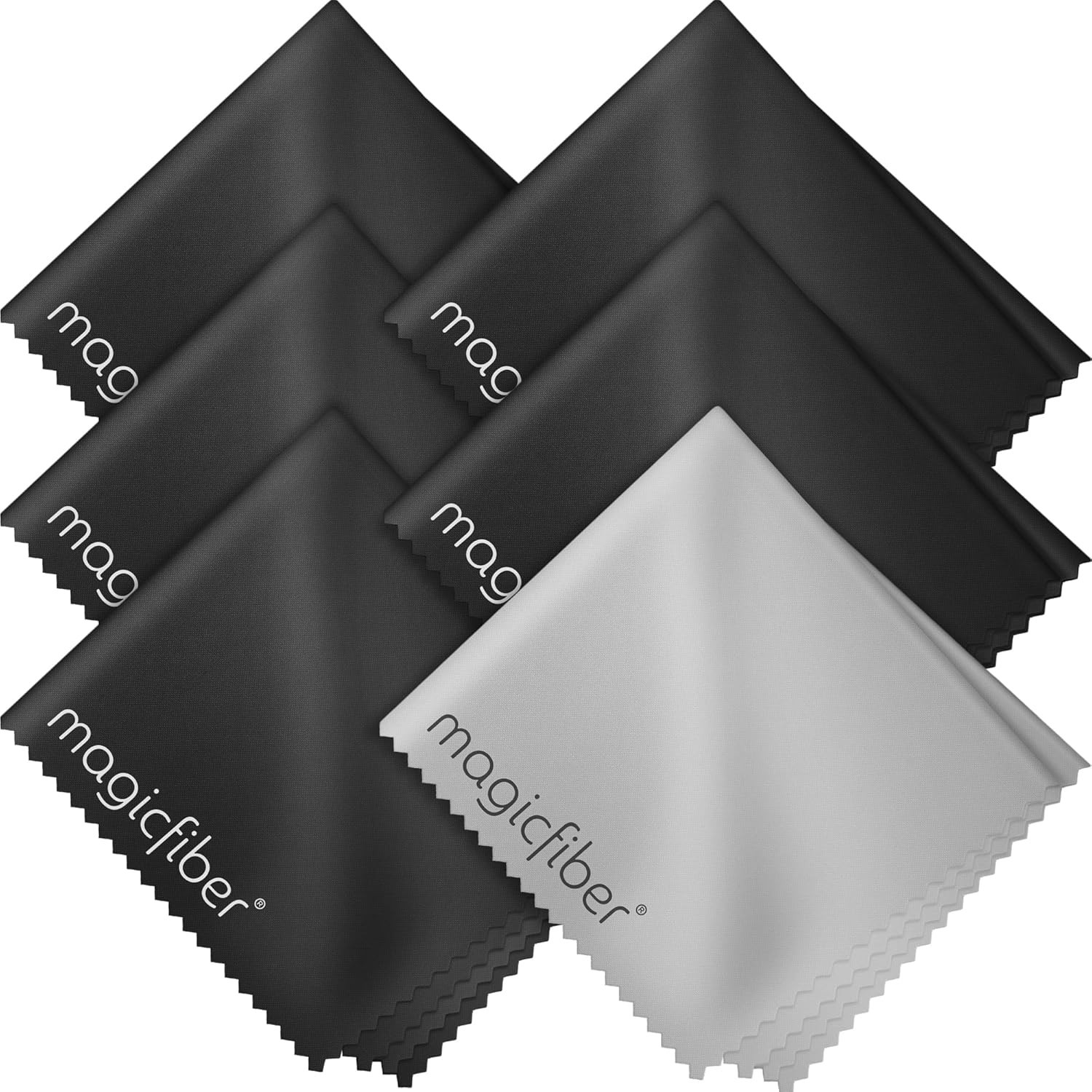 Versatile 6-Pack Microfiber Cloth - Perfect for Lenses, Screens & Every Surface