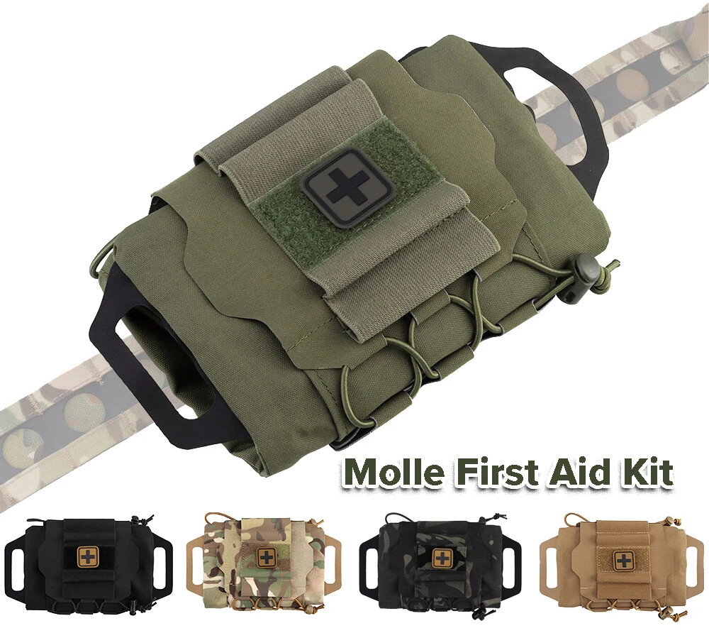 Tactical First Aid Kit Outdoor Hunting Bag Pouch Medical Pouch Rapid Survival