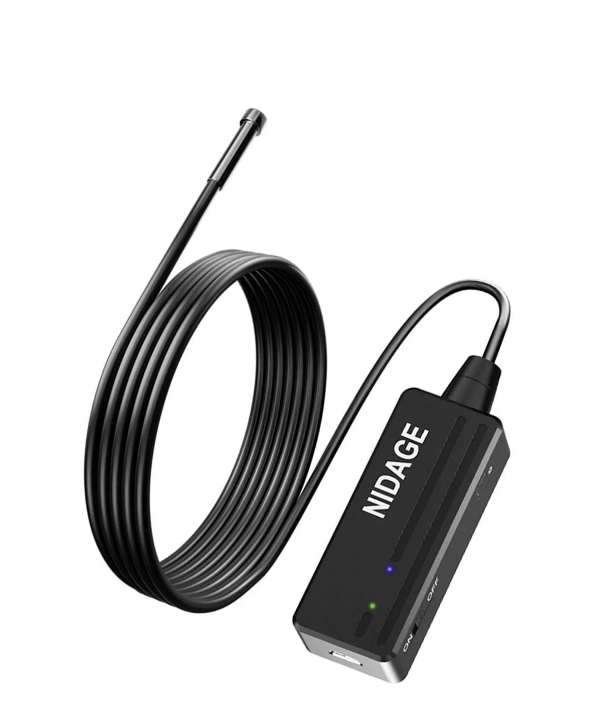NIDAGE WIRELESS ENDOSCOPE CAMERA 1080P WIFI BORESCOPE 5.5MM IP67 FOR IOS ANDROID