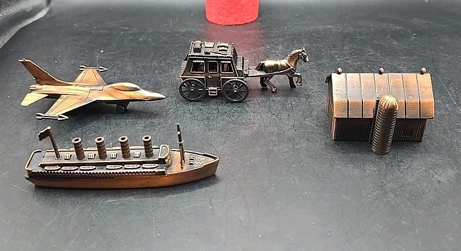 Diecast Metal Pencil Sharpeners Lot Of 4