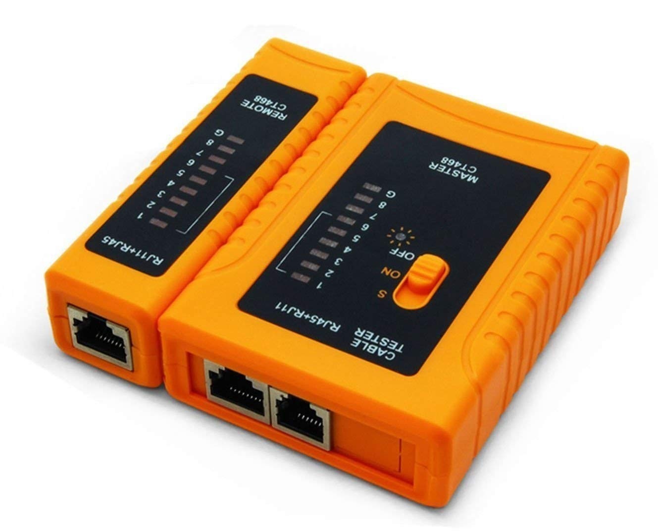 Reliable RJ45 Network Cable Tester - Automatic Circuit Testing with LED Status