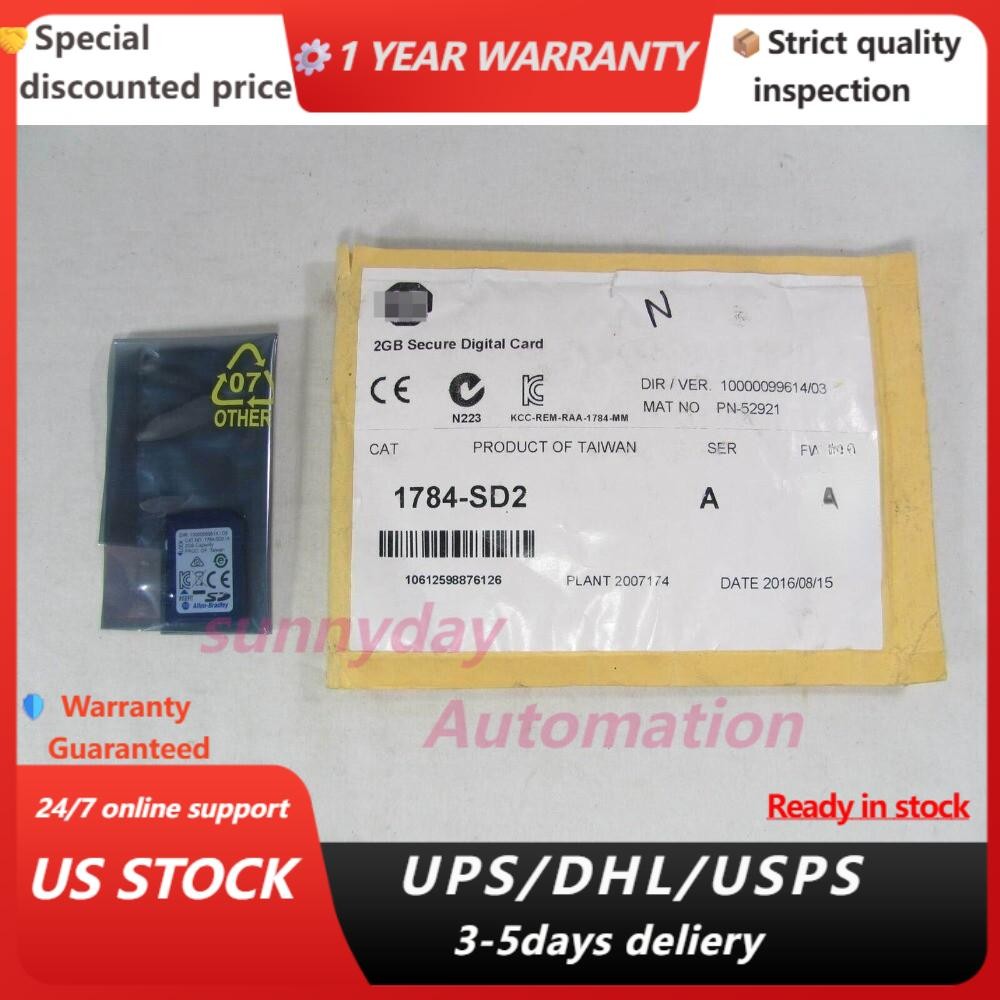 1784-SD2 ControlLogix Secure Digital Card Brand New AB Sealed 1784SD2