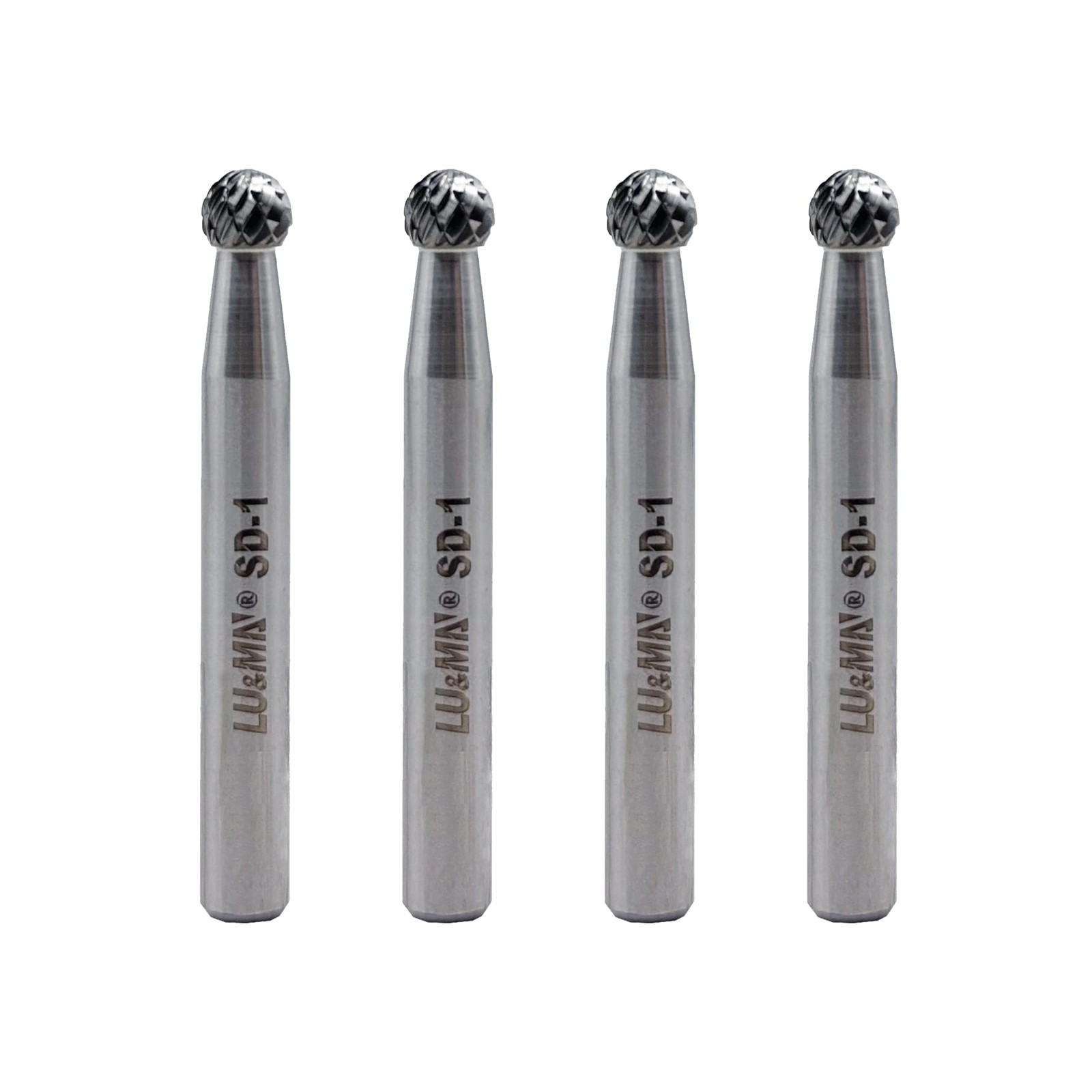 SD-1 Tungsten Carbide Burr Ball Shape Double Cut Rotary Burrs File, Used for ...