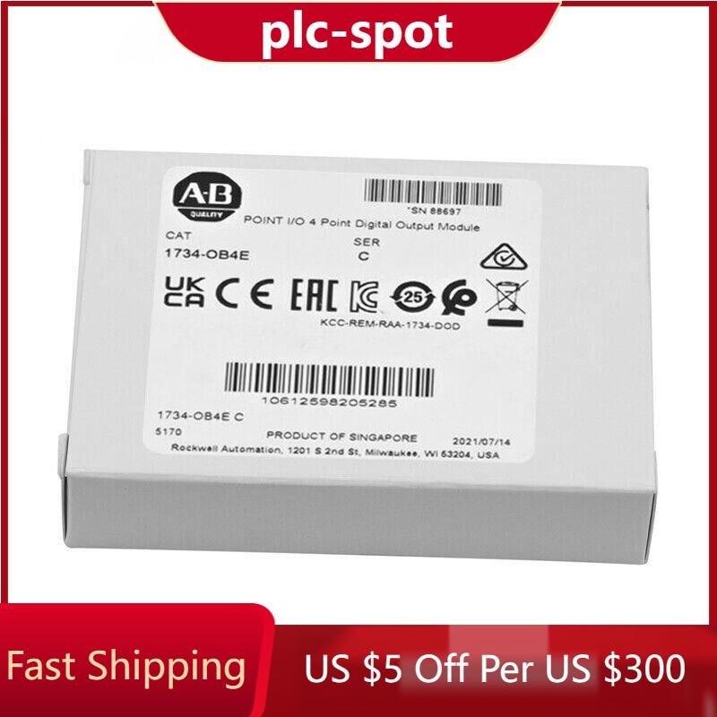 New Allen-Bradley 1734-OB4E 4 point output module AB 1734-OB4E