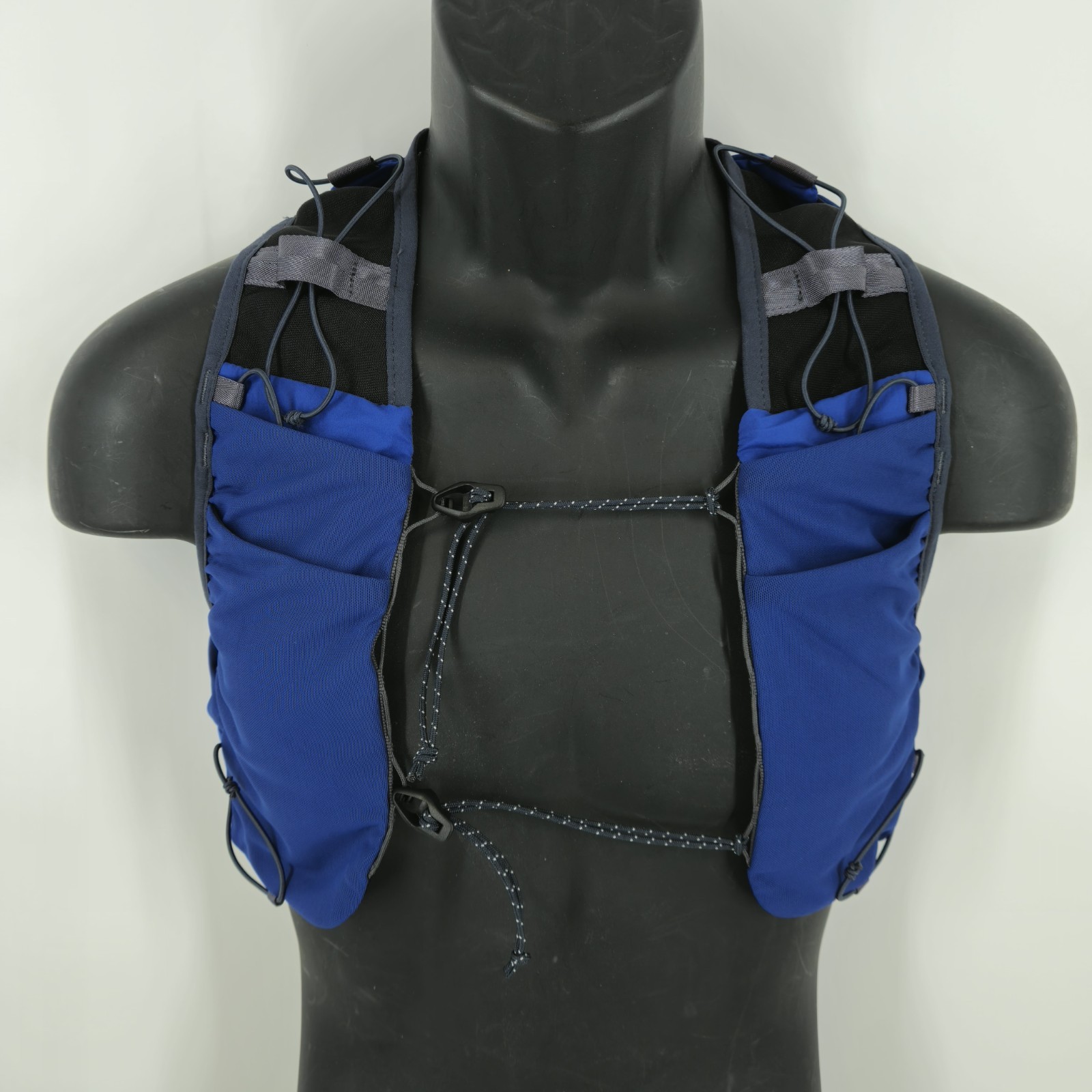 Patagonia Slope Runner Vest Size XS Hydration Pack Blue Soft Flasks 3 Pockets