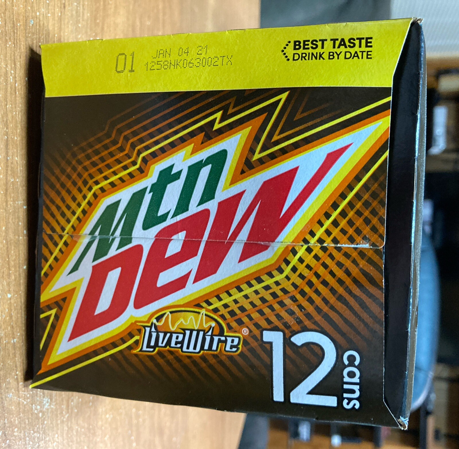 12 Pack Mountain Dew LiveWire FULL 12oz Can Discontinued Art Exp 2021