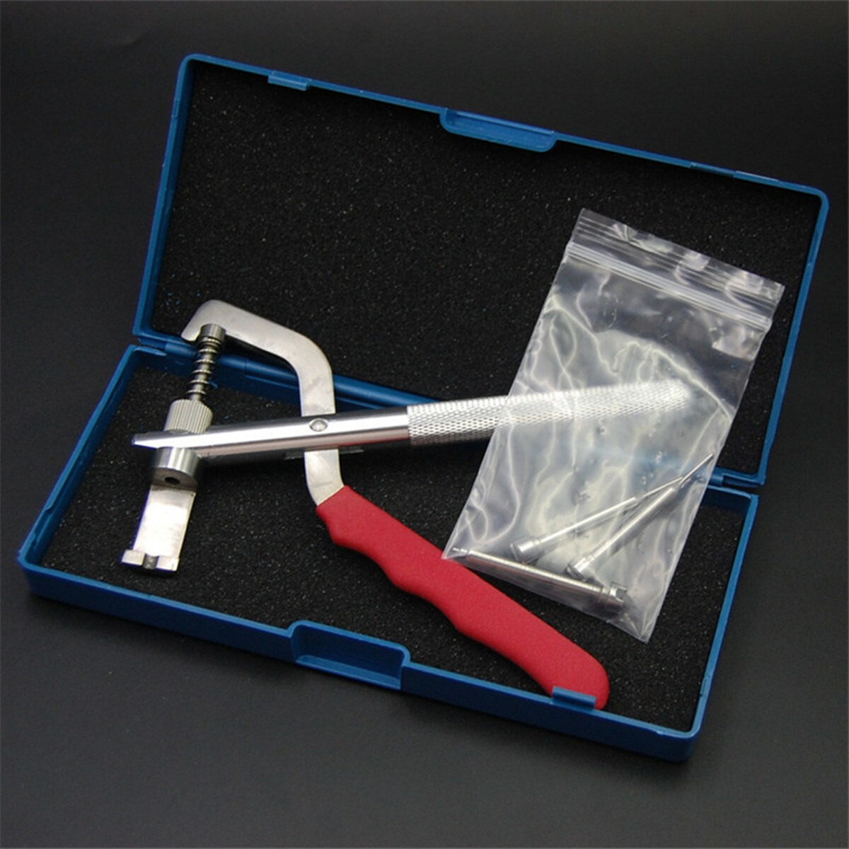 Car Key Blade Remote Pin Disassembling Plier Lock Tools Kit W/Box Accessories