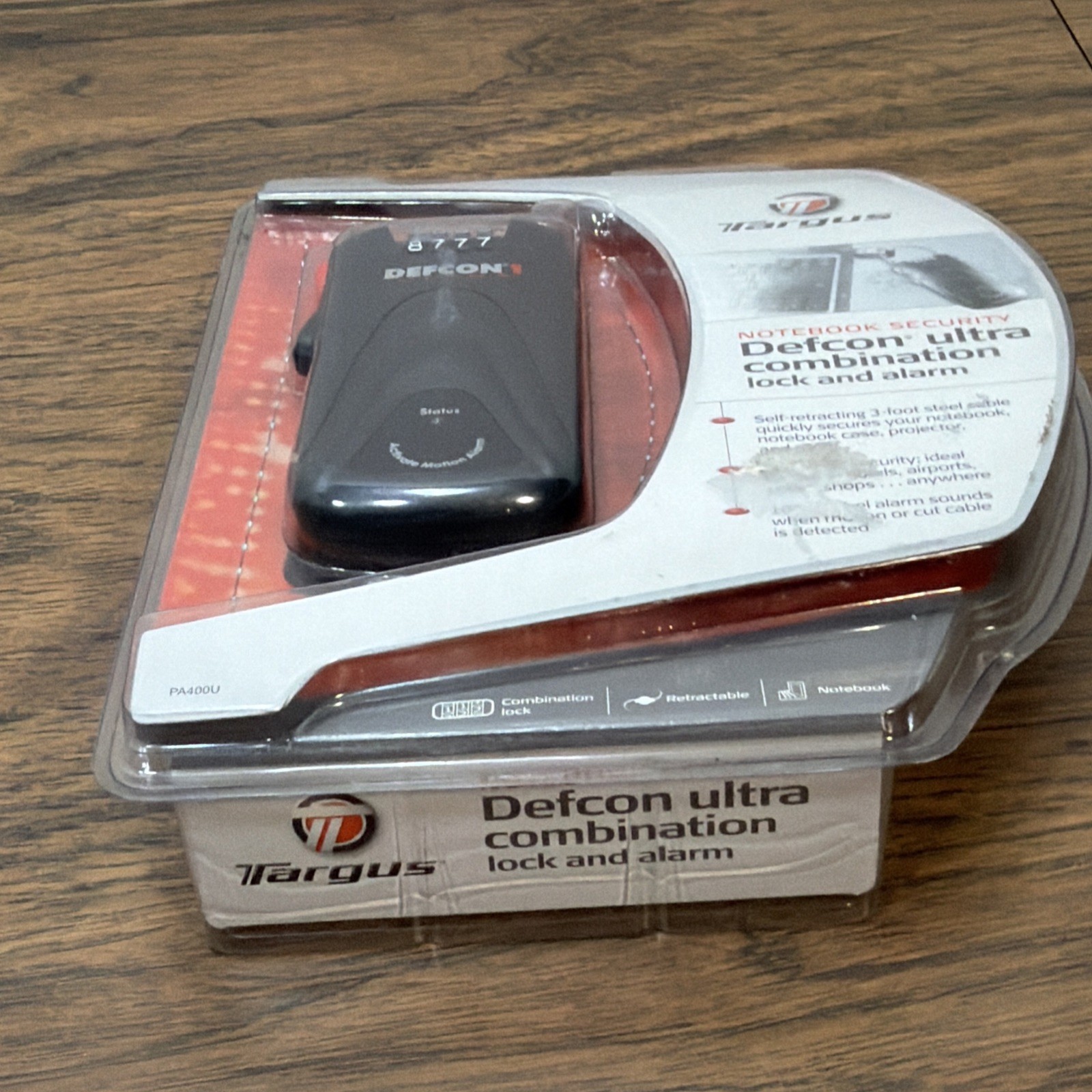 Targus DEFCON 1 Ultra Computer Security Alarm System Laptop & Notebook