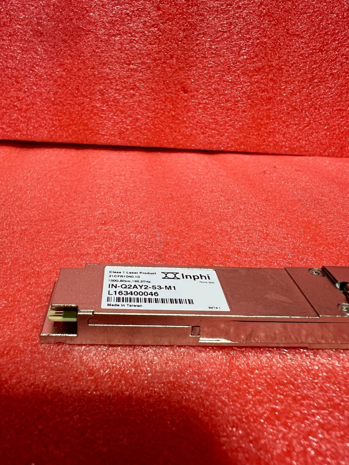 INPHI IN-Q2AY2-53-M1 100G 80KM 195.3THZ TRANSCEIVER MODULE