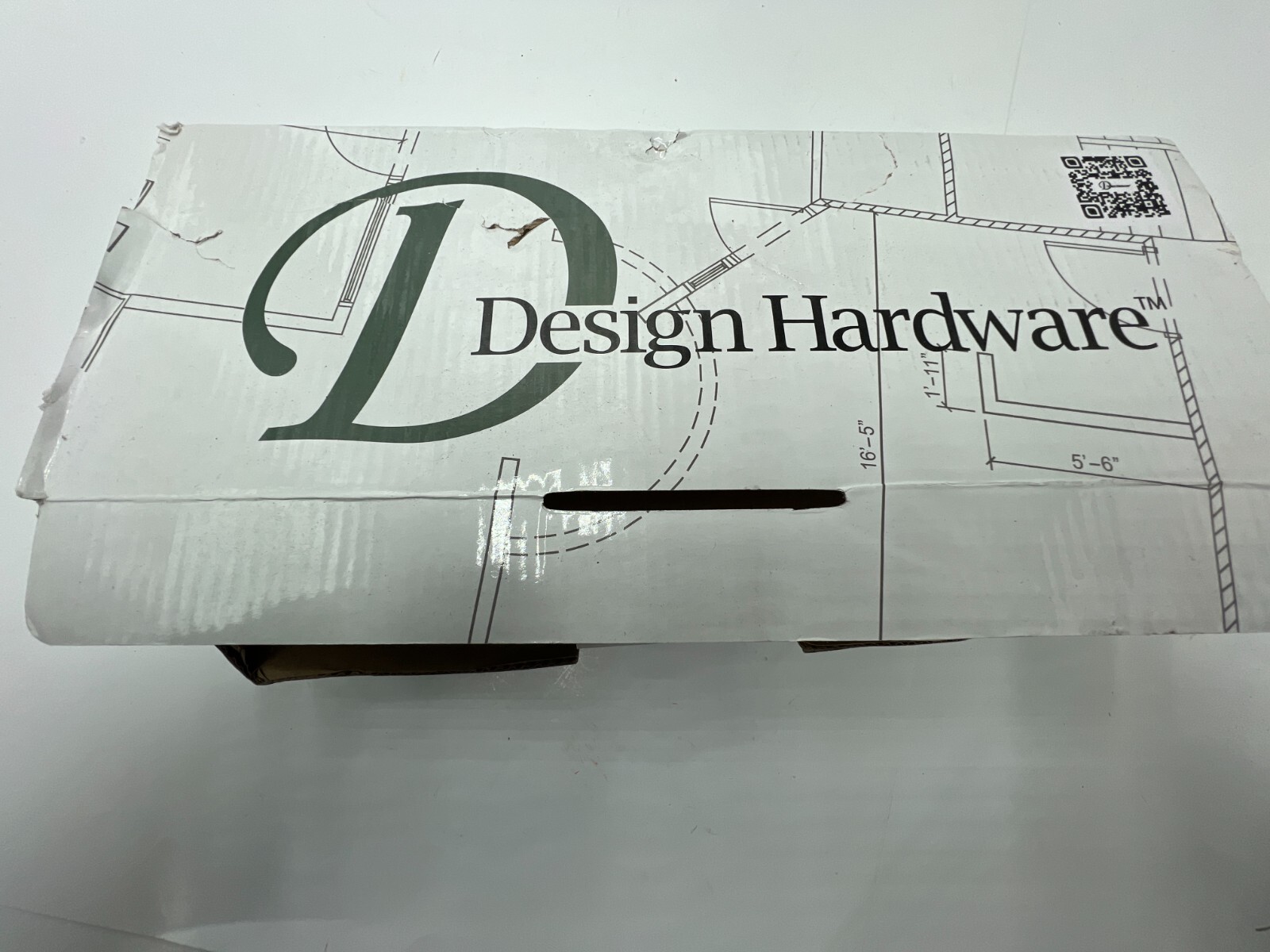 Design Hardware Security Door Closer Mounting Plate 10'-0" Gray