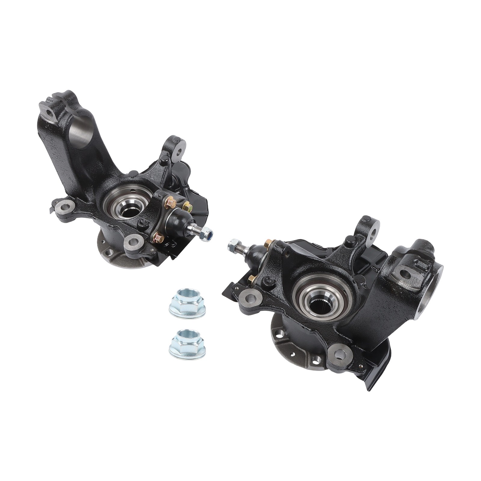 For Ram ProMaster 2014-2020 2Pcs Front LH & RH Steering Knuckle & Hub Bearing