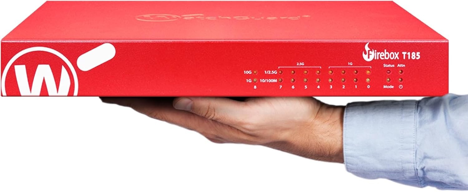 WatchGuard Firebox T185 with 5 year Basic Security Suite WGT185035