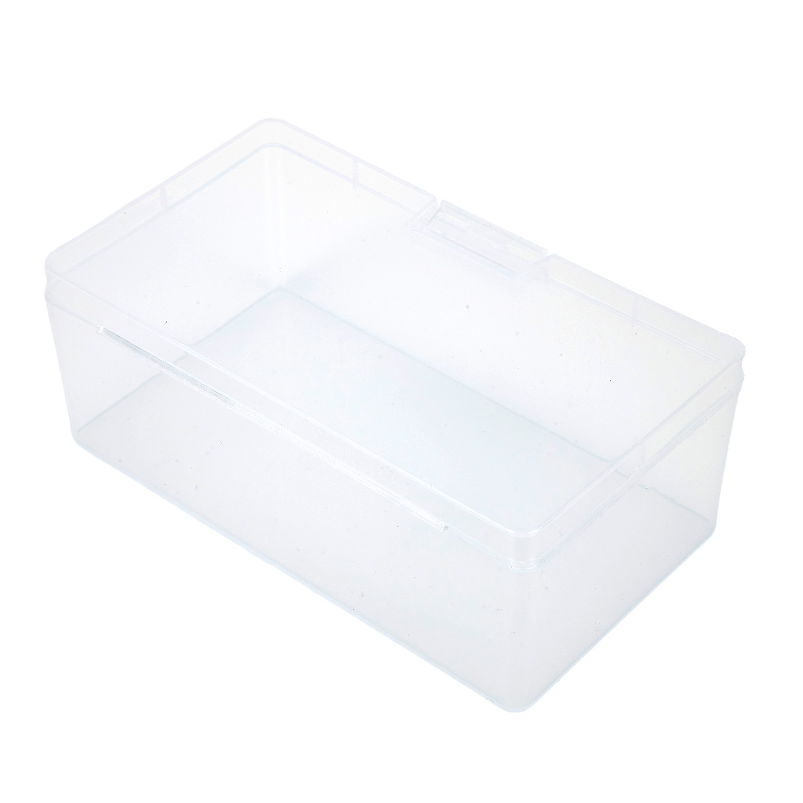 Plastic Storage Box Transparent With Lid Collection Container Organiser