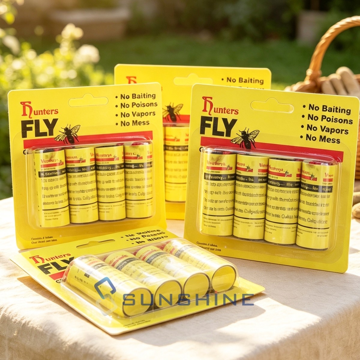 16Roll Sticky Fly Strips Paper Insect Bug Catcher Fly Glue Tape Indoor & Outdoor