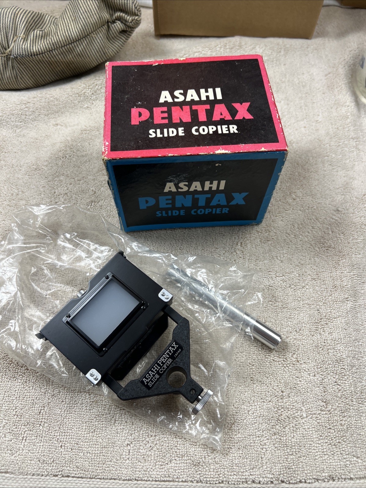 Asahi Pentax Slide Copier For Auto Bellow Mint In Box #SD1179