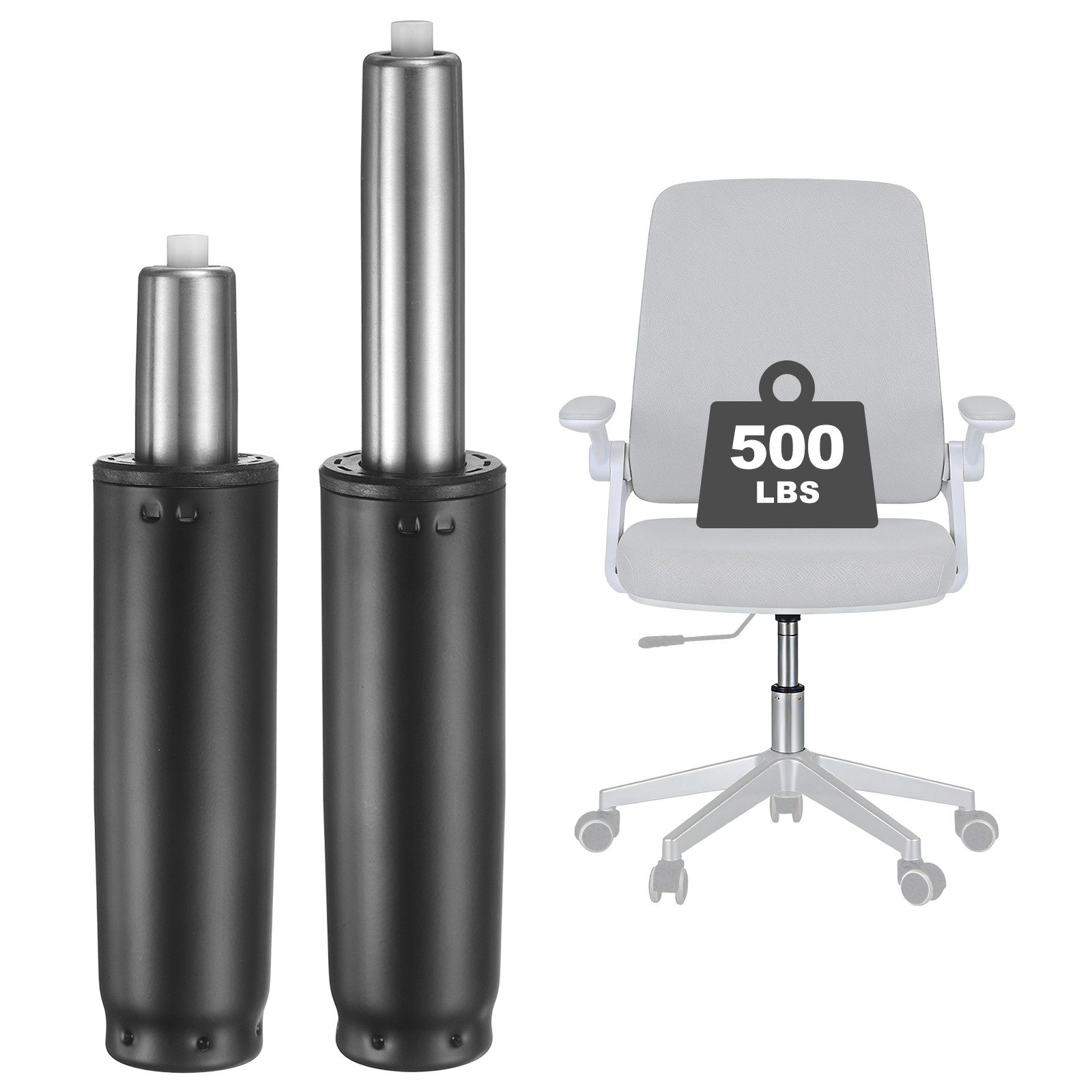 Office Chair Gas Cylinder, 11" Class 4 Gas Cylinder Replacement, Black