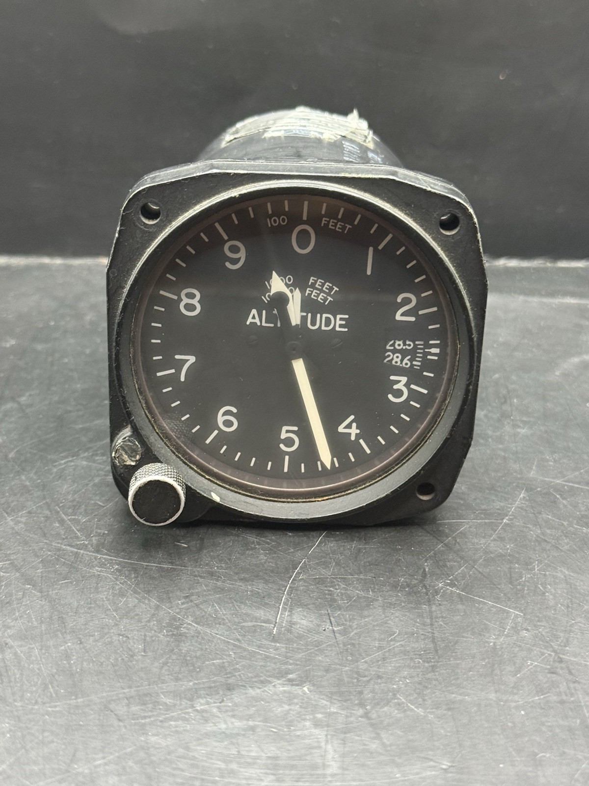 Vintage Kollsman Aviation Altimeter AN5760-4B Part#1845X-4-03 13-2000-1