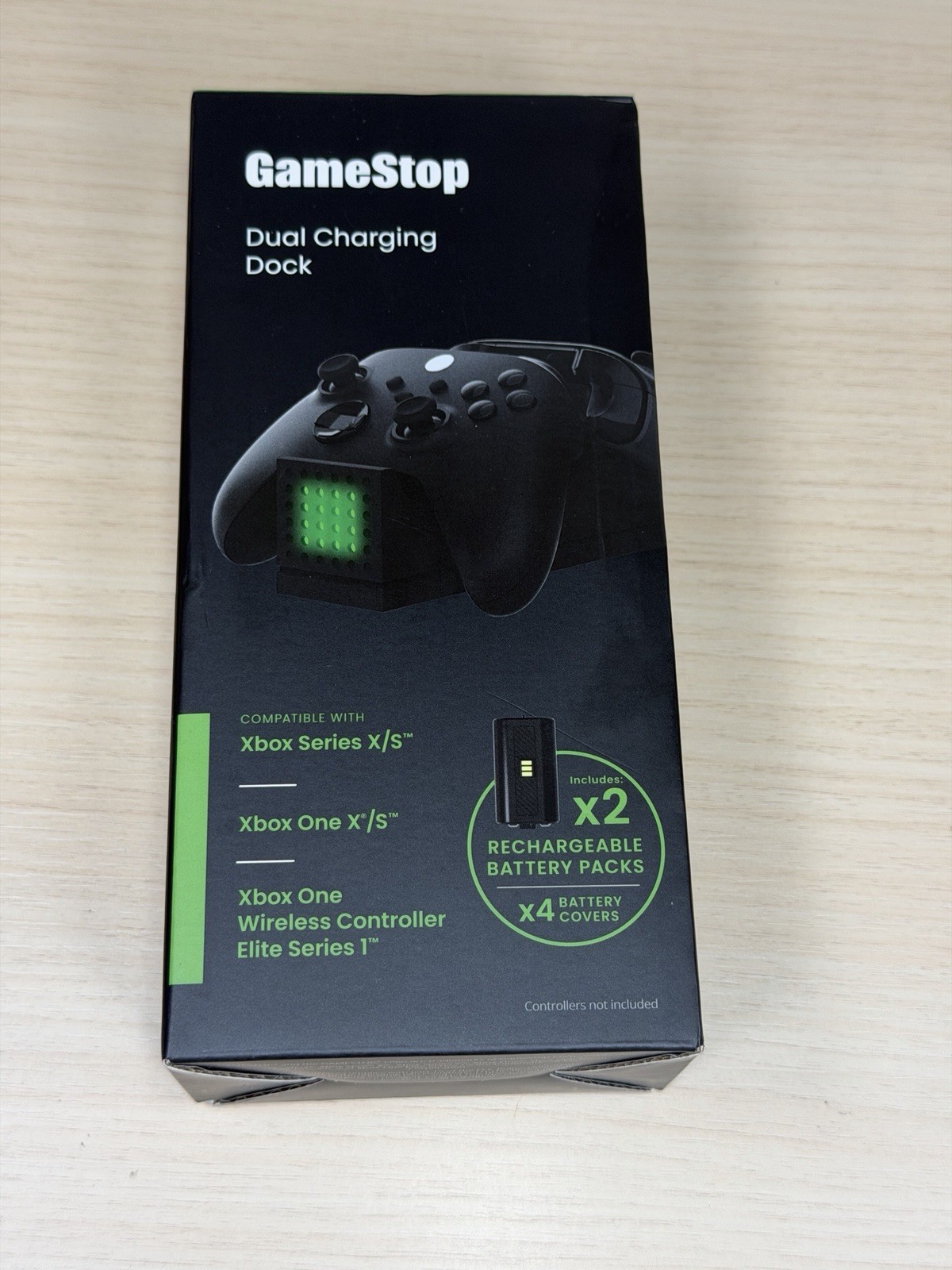 GAME STOP XBOX ONE Dual Charging Dock V2 Station with 2x Batteries