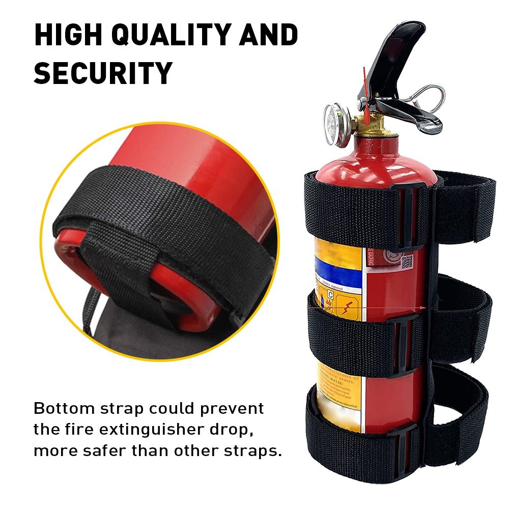 US Fire Extinguisher Car Mount Holder Bracket Adjustable Compatible For Jeep UTV