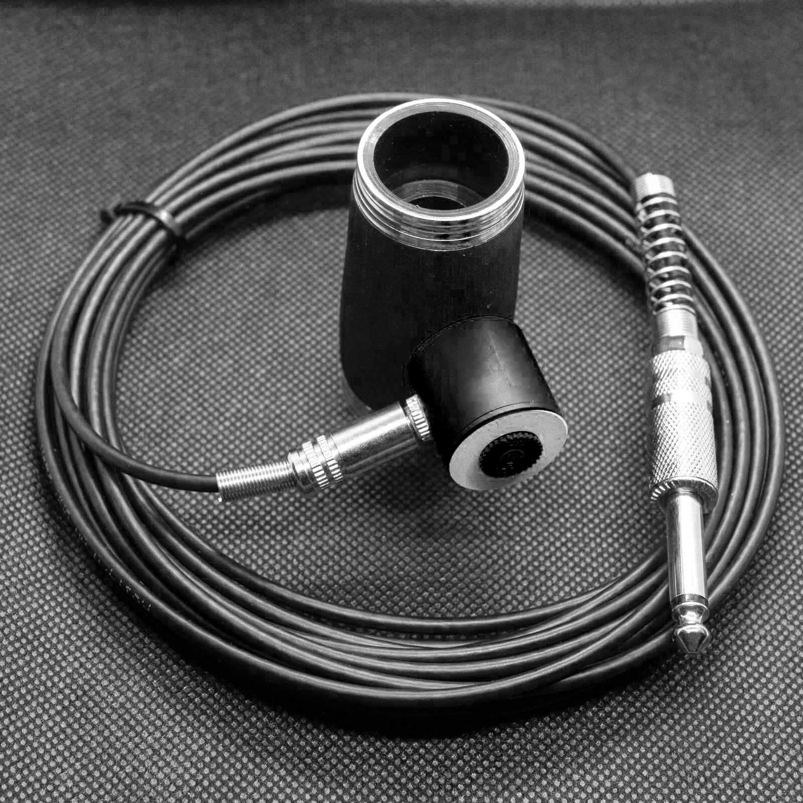 Clarinet Pickup Microphone Black with Volume + 65mm Clarinet Barrel & 5m Cable