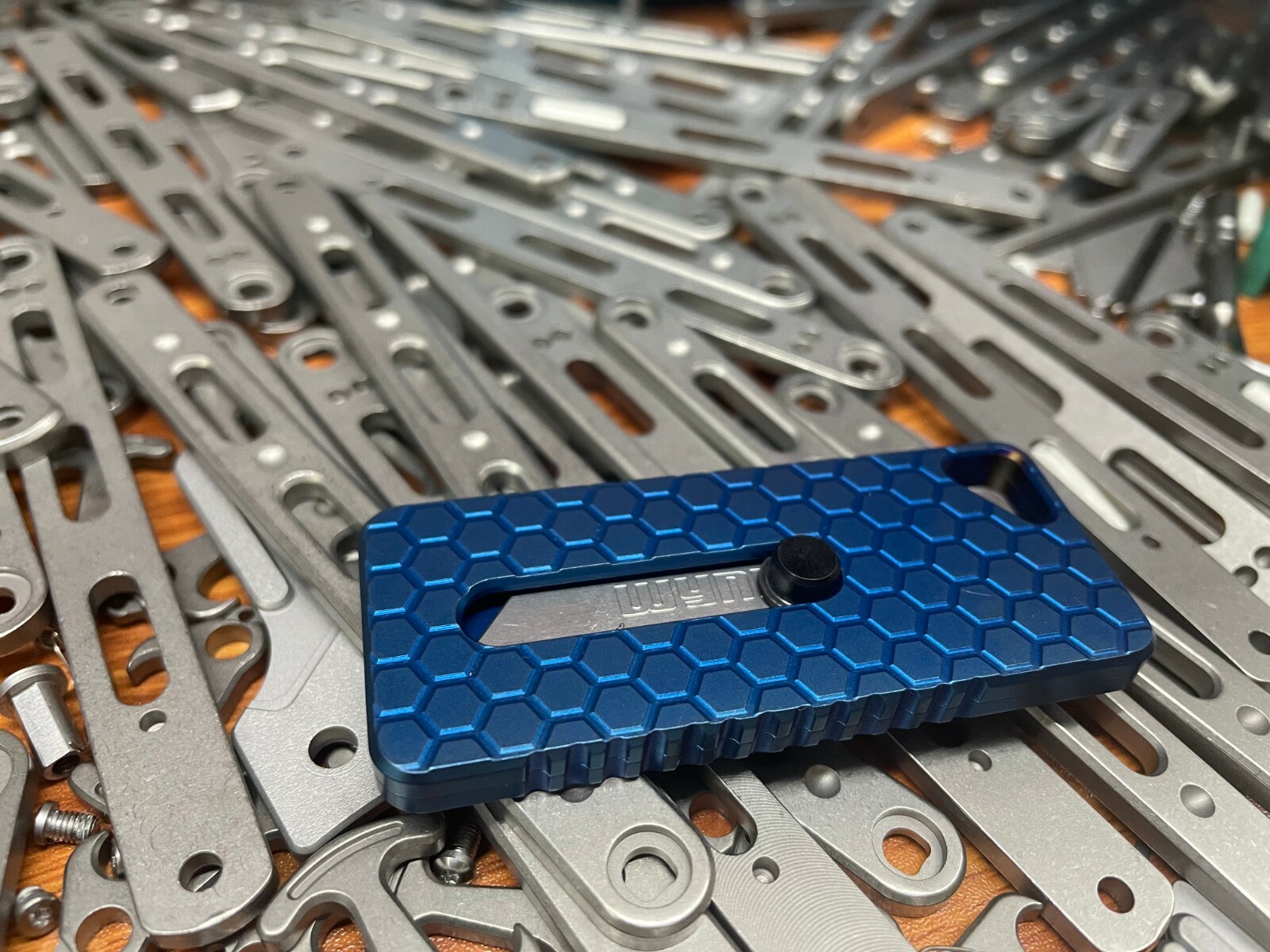 Tactical Slider Utility Knife - Full Titanium Alloy Body EDC