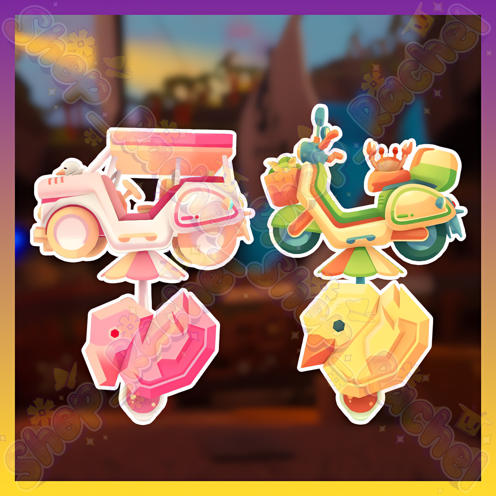 🦆🦩 Duck Bike & Flamingo Car Duo - Flee the Facility (FTF) 🦩🦆