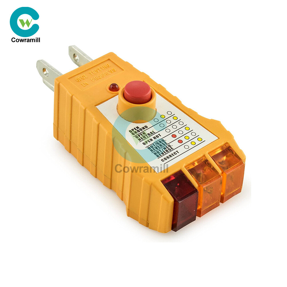 AC Electrical Outlet Receptacles Socket Tester Voltage Current Checking Tester