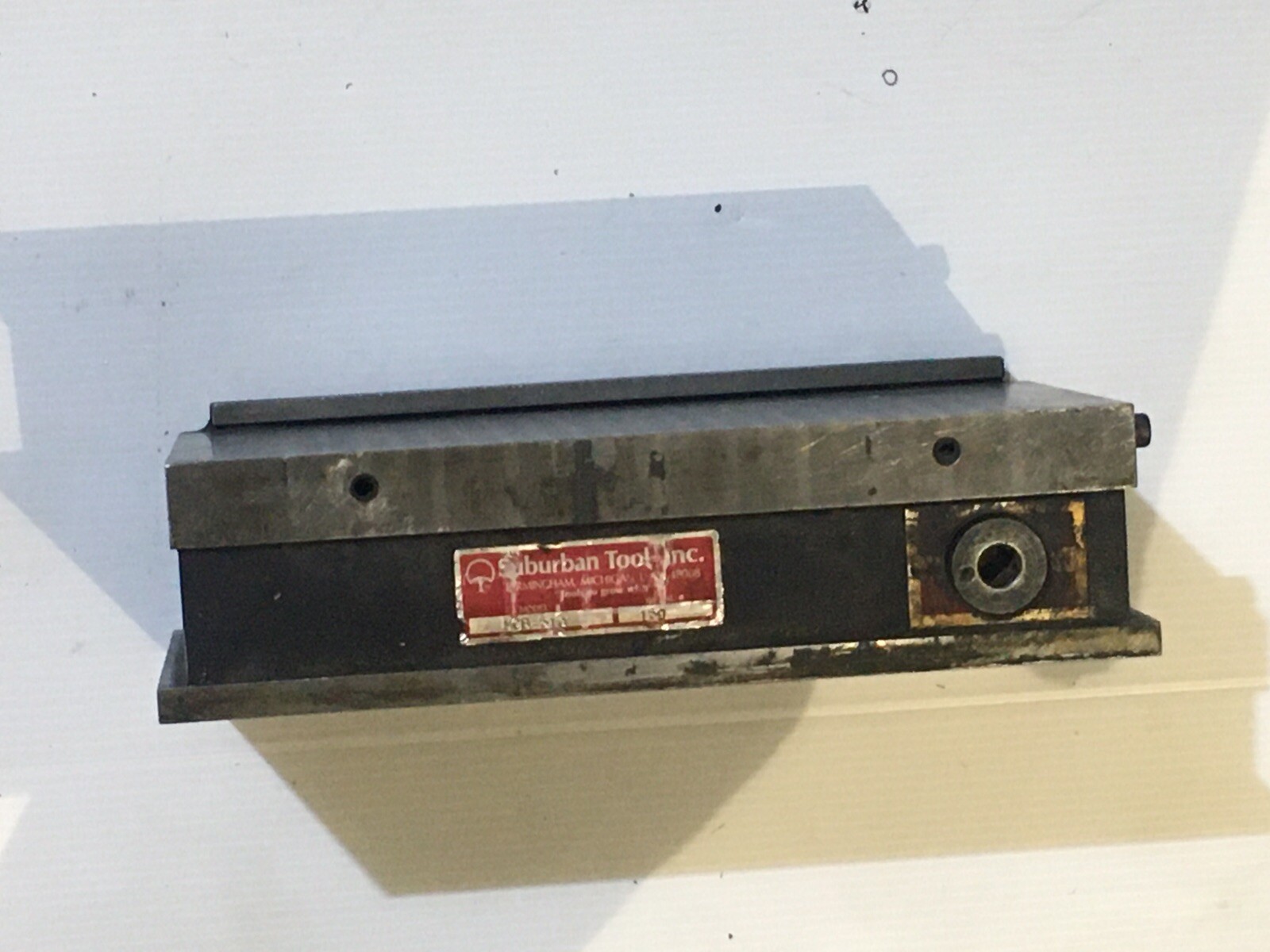 Suburban Tool MCB-510  10"x 5" Rectangular Permanent Magnetic Chuck W/ Extra set